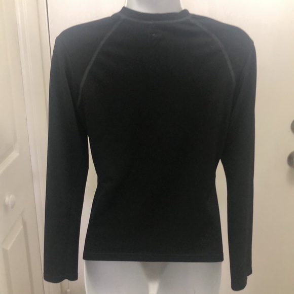 COLUMBIA TITANIUM BLACK LONG SLEEVE SPORTSWEAR TOP • Sz S - Picture 4 of 11